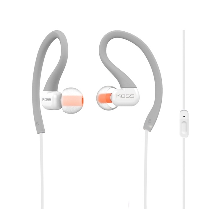 Koss Earphones KSC32iGRY Grey In-Ear with one touch mic in the group HOME ELECTRONICS / Audio & Picture / Headphones & Accessories / Headphones at TP E-commerce Nordic AB (38-39017)