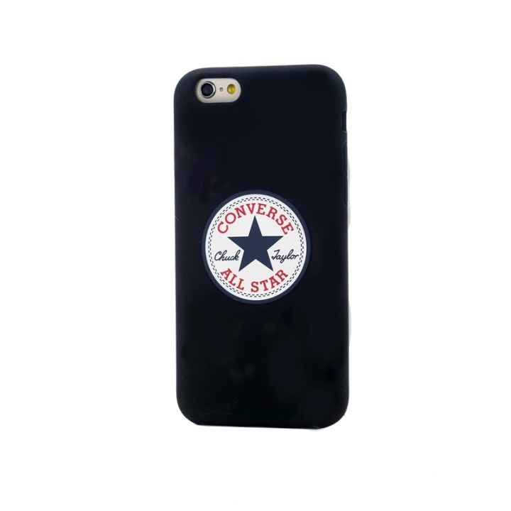 Converse Case Silicone iPhone 6/7/8/SE Black in the group SMARTPHONE & TABLETS / Phone cases / Apple / iPhone 6/6S / Cases at TP E-commerce Nordic AB (38-39066)