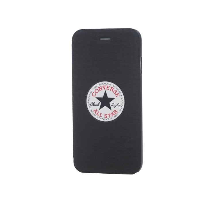CONVERSE Case Canvas iPhone 6/7/8/SE Black in the group SMARTPHONE & TABLETS / Phone cases / Apple / iPhone 6/6S / Wallet Case at TP E-commerce Nordic AB (38-39068)