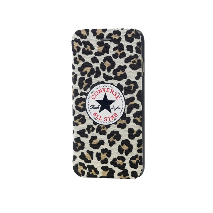 CONVERSE Case Canvas iPhone 6/7/8/SE Leopard in the group SMARTPHONE & TABLETS / Phone cases / Apple / iPhone 6/6S / Wallet Case at TP E-commerce Nordic AB (38-39071)
