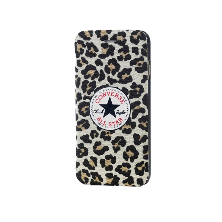 Converse Case Canvas iPhone 6/7/8/SE Leopard in the group SMARTPHONE & TABLETS / Phone cases / Apple / iPhone 6/6S / Wallet Case at TP E-commerce Nordic AB (38-39071)