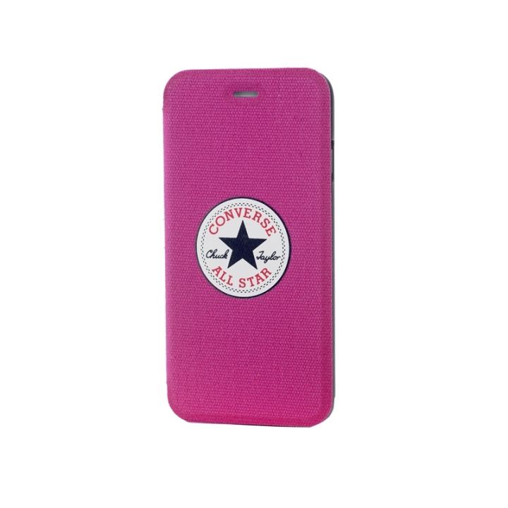 CONVERSE Case Canvas iPhone 6/7/8/SE Pink in the group SMARTPHONE & TABLETS / Phone cases / Apple / iPhone 6/6S / Wallet Case at TP E-commerce Nordic AB (38-39072)