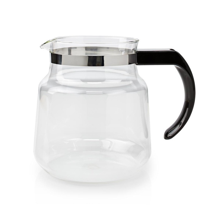 Nedis Glass Coffee Jug | Compatible with: Moccamaster K / KB/ 1 0PL / Excellent 10S | 1.2 l | Black in the group HOME, HOUSEHOLD & GARDEN / Household appliances / Coffee makers and accessories / Filters & Accessories at TP E-commerce Nordic AB (38-39165)