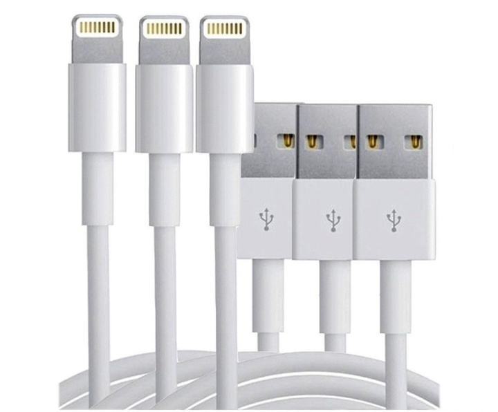 Extra kvalitativa USB-kablar till iPhone och iPad, 1 meter (3-pack) in the group SMARTPHONE & TABLETS / Chargers & Cables / Cables / Cables Lightning at TP E-commerce Nordic AB (38-39380)