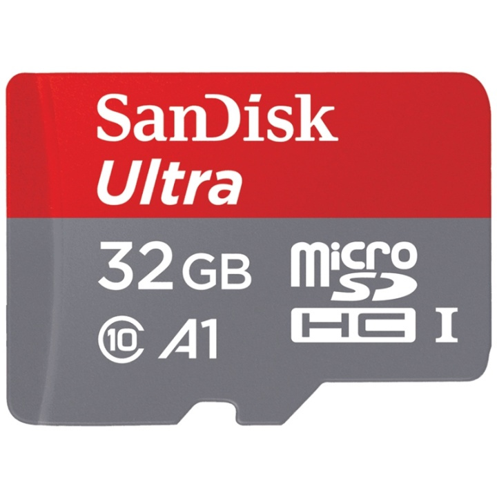 SanDisk Ultra microSDHC 32GB, 98MB/s, A1, Klass 10/UHS-1 in the group HOME ELECTRONICS / Storage media / Memory cards / MicroSD/HC/XC at TP E-commerce Nordic AB (38-39430)