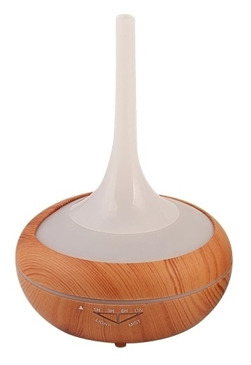 Wooden humidifier LED lamp, Light wood 240 ml in the group HOME, HOUSEHOLD & GARDEN / Fans & Climate products / Humidifiers at TP E-commerce Nordic AB (38-39995)