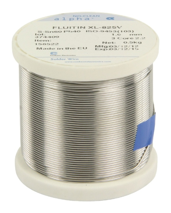 Alpha Solder Wire 1 mm 500 g in the group COMPUTERS & PERIPHERALS / Computer components / Tools & Mounting at TP E-commerce Nordic AB (38-40008)
