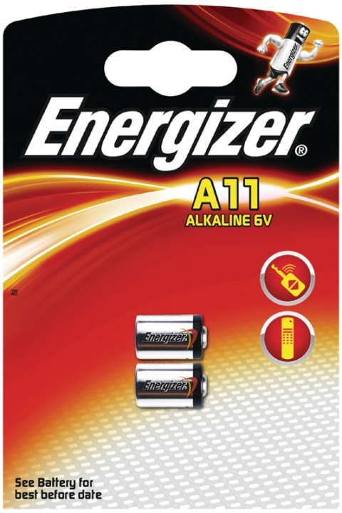Energizer Alkaline Battery 11A | 6 V | 38 mAh | 2-Blister in the group HOME ELECTRONICS / Batteries & Chargers / Batteries / Other at TP E-commerce Nordic AB (38-40429)