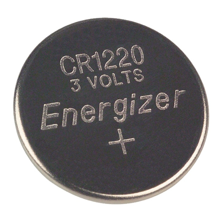 Energizer Lithium Button Cell Battery CR1220 | 3 V DC | 37 mAh | 1-Blister | Silver in the group HOME ELECTRONICS / Batteries & Chargers / Batteries / Button cell at TP E-commerce Nordic AB (38-40462)