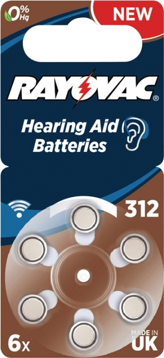 Zinc-Air Battery PR41 1.4 V 6-Blister in the group HOME ELECTRONICS / Batteries & Chargers / Batteries / Hearing aid batteries at TP E-commerce Nordic AB (38-41612)