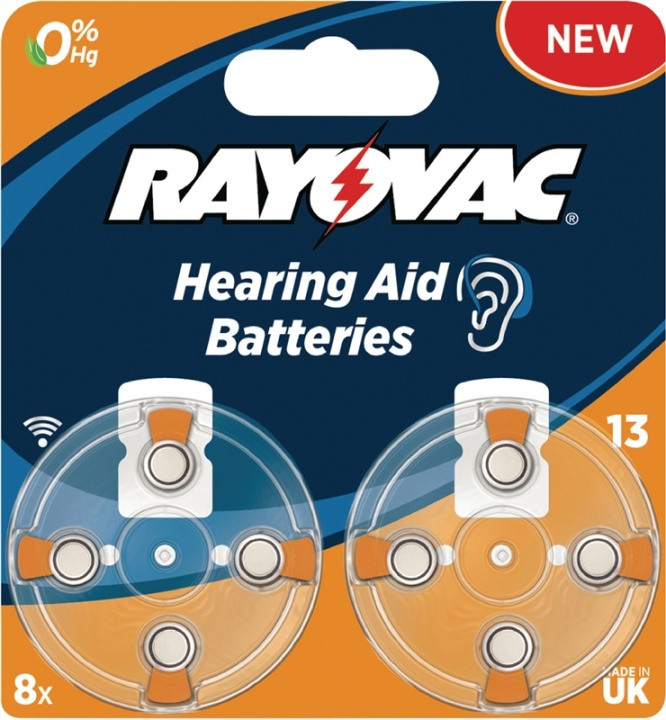 Rayovac Zinc-Air Battery PR48 1.4 V 8-Blister in the group HOME ELECTRONICS / Batteries & Chargers / Batteries / Hearing aid batteries at TP E-commerce Nordic AB (38-41613)
