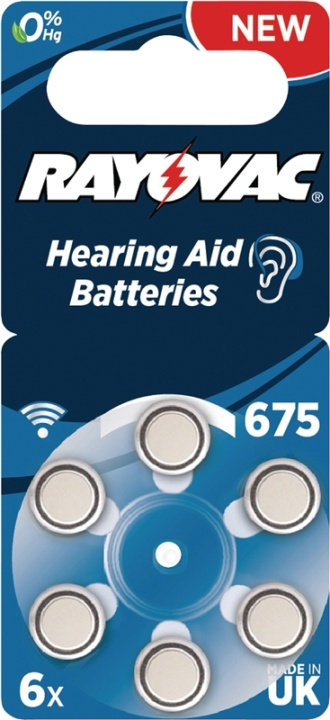 Rayovac Zinc-Air Battery PR44 1.4 V 6-Blister in the group HOME ELECTRONICS / Batteries & Chargers / Batteries / Hearing aid batteries at TP E-commerce Nordic AB (38-41617)