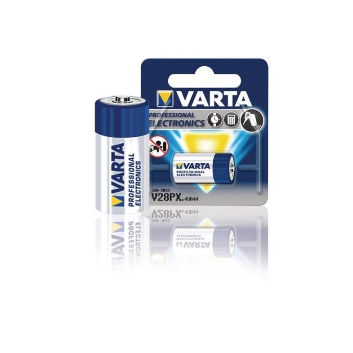 Varta Silver-Oxide Battery 4SR44 6.2 V 145 mAh 1-Blister in the group HOME ELECTRONICS / Batteries & Chargers / Rechargable batteries / Other at TP E-commerce Nordic AB (38-41963)