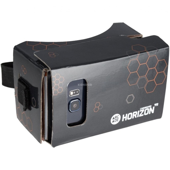 ARCADE Virtual Reality Headset Horizon Cardboard in the group SMARTPHONE & TABLETS / Excercise, home & leisure / VR-glasses at TP E-commerce Nordic AB (38-42022)