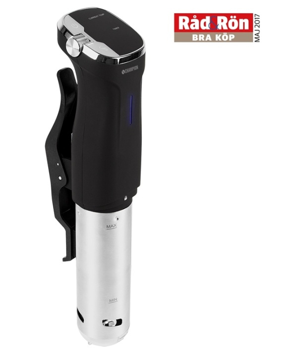 Champion Sous Vide Precision IPX7 800W SV310 Stainless Steel/Black in the group HOME, HOUSEHOLD & GARDEN / Household appliances / Sous Vide at TP E-commerce Nordic AB (38-42790)