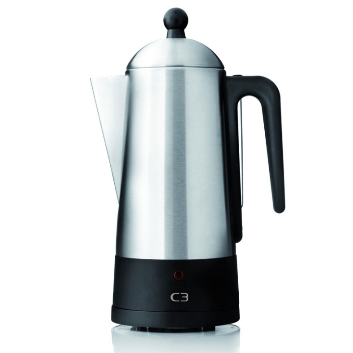 C3 Perkolator Borstat stål 10kp in the group HOME, HOUSEHOLD & GARDEN / Household appliances / Coffee makers and accessories / Drip coffee makers at TP E-commerce Nordic AB (38-42850)