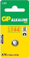 GP LR44 1.5V 1-pack in the group HOME ELECTRONICS / Batteries & Chargers / Batteries / Button cell at TP E-commerce Nordic AB (38-43439)