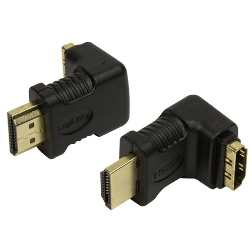 LogiLink Vinklad HDMI-adapter Ha -> ho in the group HOME ELECTRONICS / Cables & Adapters / HDMI / Adapters at TP E-commerce Nordic AB (38-43817)