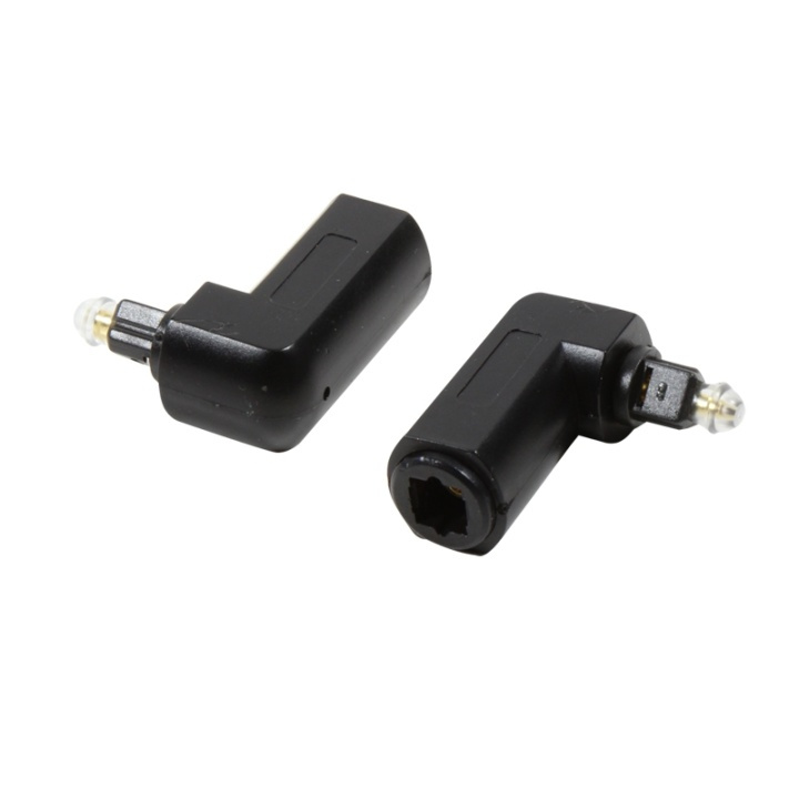 LogiLink Toslink Vinkeladapter 90grader in the group HOME ELECTRONICS / Cables & Adapters / Audio Digital at TP E-commerce Nordic AB (38-43827)