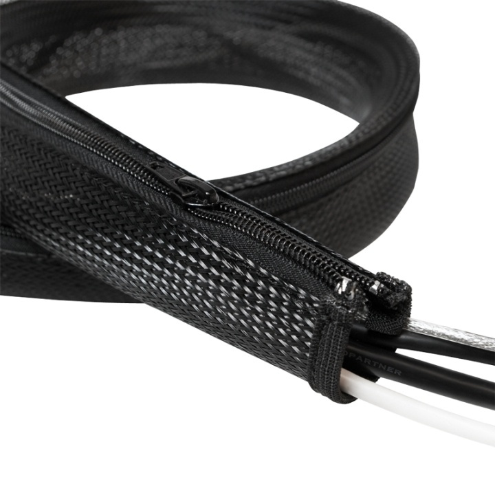 LogiLink Kabelgömma FlexWrap Zipper 1m in the group HOME ELECTRONICS / Cables & Adapters / Kable management at TP E-commerce Nordic AB (38-43860)