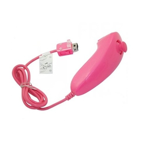 Nunchuk till Wii och Wii U (Rosa) in the group HOME ELECTRONICS / Game consoles & Accessories / Nintendo Wii at TP E-commerce Nordic AB (38-4423)