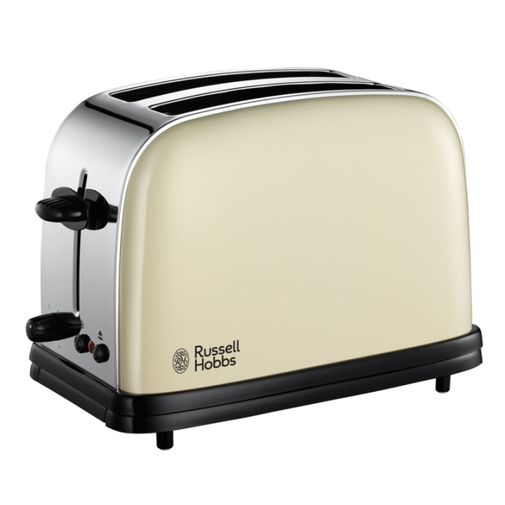 Russell Hobbs Brödrost Cream 2 skivors in the group HOME, HOUSEHOLD & GARDEN / Household appliances / Toasters & Bread grills / Toasters at TP E-commerce Nordic AB (38-45275)