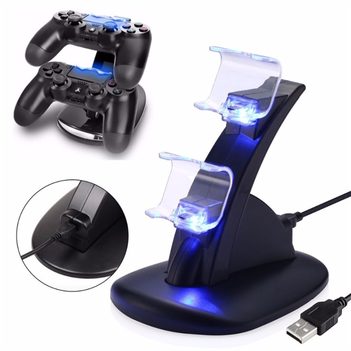 Charging station for PS4 DualShock in the group HOME ELECTRONICS / Game consoles & Accessories / Sony PlayStation 4 / Accessories at TP E-commerce Nordic AB (38-4595)