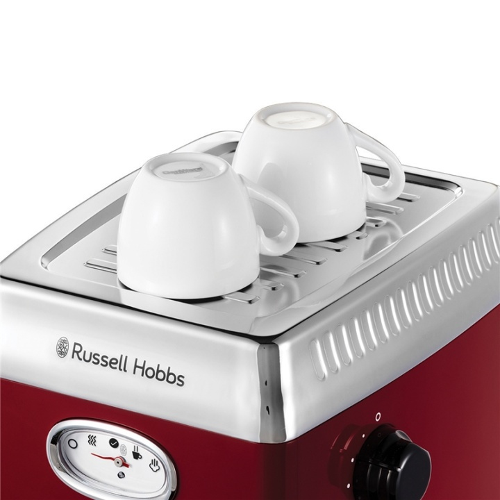 Russell Hobbs Espressomaskin 28250-56 Retro in the group HOME, HOUSEHOLD & GARDEN / Household appliances / Coffee makers and accessories / Espresso Machines at TP E-commerce Nordic AB (38-46021)