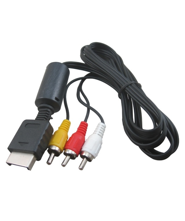 Composite cable for PS2/PS3 in the group HOME ELECTRONICS / Game consoles & Accessories / Sony PlayStation 3 at TP E-commerce Nordic AB (38-4678)