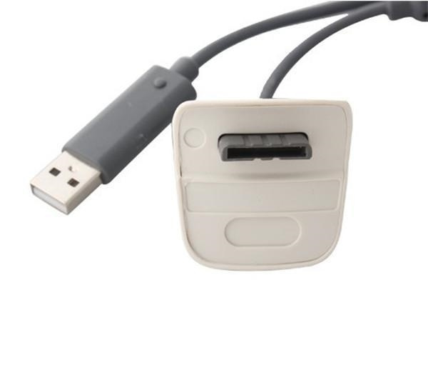 Xbox 360 Play & Charge Cable (White) in the group HOME ELECTRONICS / Game consoles & Accessories / Xbox 360 at TP E-commerce Nordic AB (38-4684)
