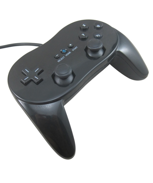 Classic Controller Pro till Nintendo Wii (Svart) in the group HOME ELECTRONICS / Game consoles & Accessories / Nintendo Wii at TP E-commerce Nordic AB (38-4685)