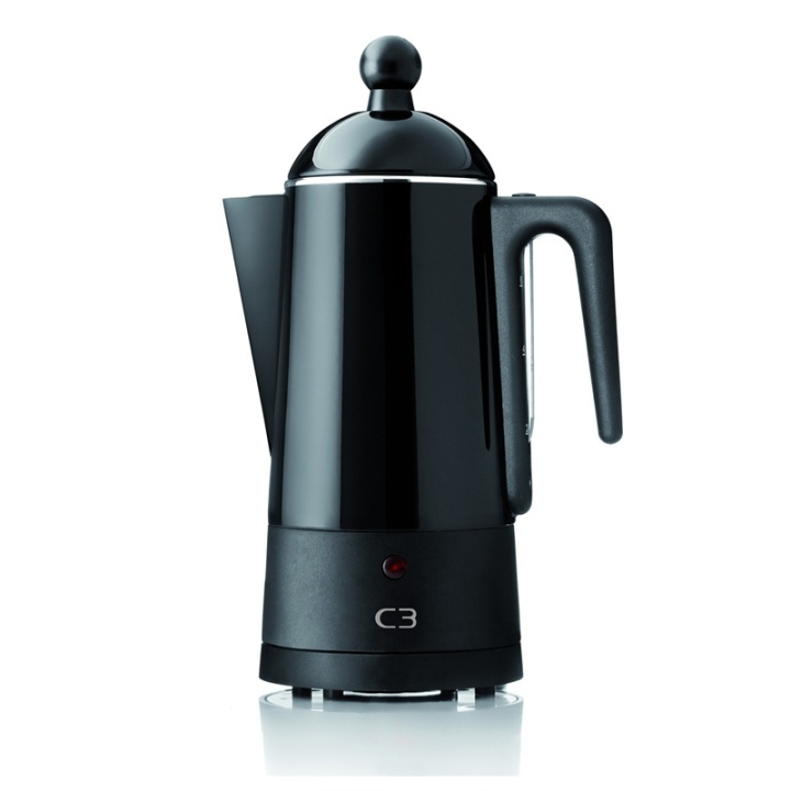 C3 Perkolator Svart stål 6kp in the group HOME, HOUSEHOLD & GARDEN / Household appliances / Coffee makers and accessories / Drip coffee makers at TP E-commerce Nordic AB (38-46862)