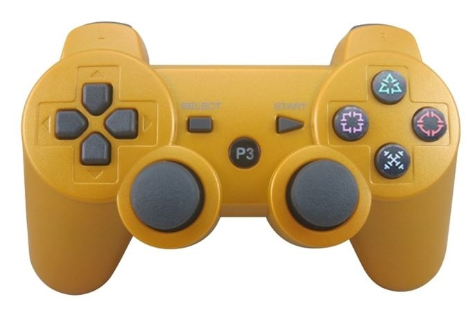 Handkontroll, Bluetooth till Playstation 3 (Guld) in the group HOME ELECTRONICS / Game consoles & Accessories / Sony PlayStation 3 at TP E-commerce Nordic AB (38-4701)