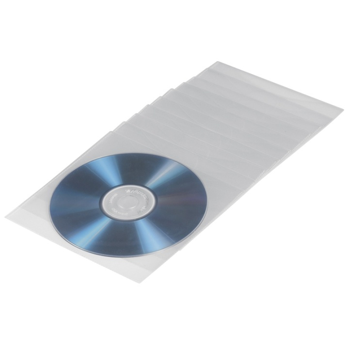 HAMA CD/DVD Protective Sleeves 50, transparent in the group HOME ELECTRONICS / Storage media / CD/DVD/BD-Discs / CD/DVD storage at TP E-commerce Nordic AB (38-47287)