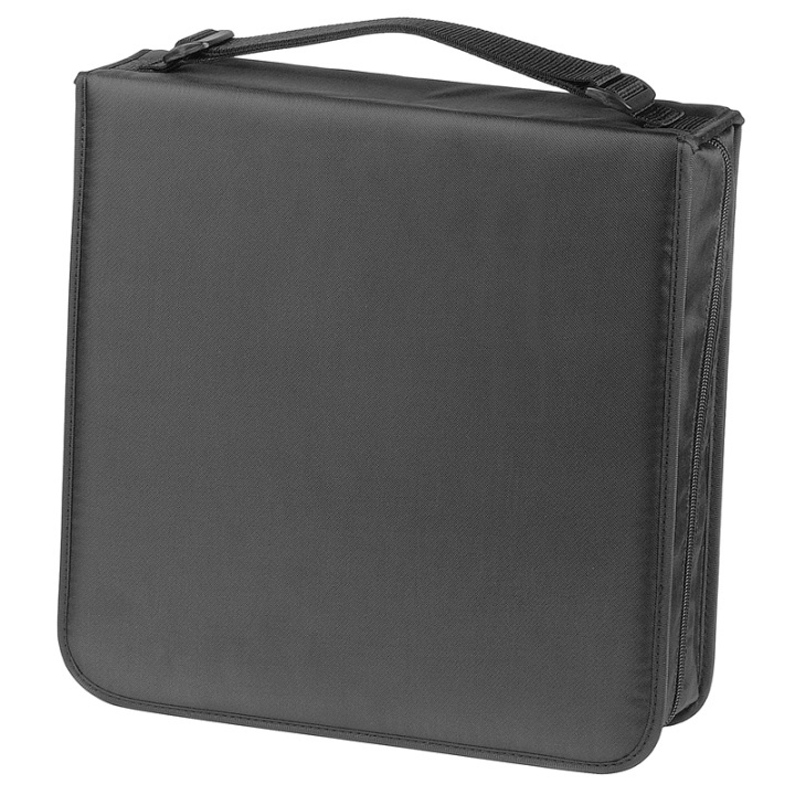 HAMA CD/DVD/Blu-ray Wallet 208, bl ack in the group HOME ELECTRONICS / Storage media / CD/DVD/BD-Discs / CD/DVD storage at TP E-commerce Nordic AB (38-47294)