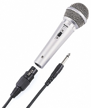 HAMA Mikrofon DM-40 Silver in the group HOME ELECTRONICS / Audio & Picture / Handheld Microphones at TP E-commerce Nordic AB (38-47311)