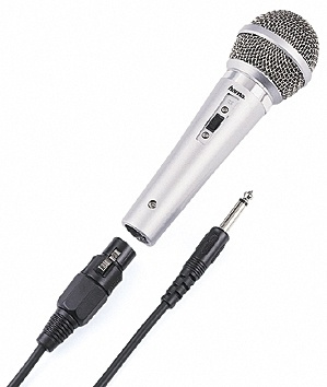 Hama Mikrofon DM-40 Silver in the group HOME ELECTRONICS / Audio & Picture / Handheld Microphones at TP E-commerce Nordic AB (38-47311)