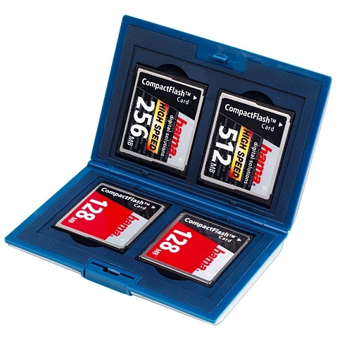 Hama Minneskortsväska Silver Compact Flash 4 Kort in the group HOME ELECTRONICS / Photo & Video / Photo equipment / Other at TP E-commerce Nordic AB (38-47325)