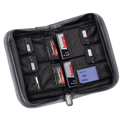Hama Mini Memory Card Case, black/ grey in the group HOME ELECTRONICS / Photo & Video / Photo equipment / Other at TP E-commerce Nordic AB (38-47326)