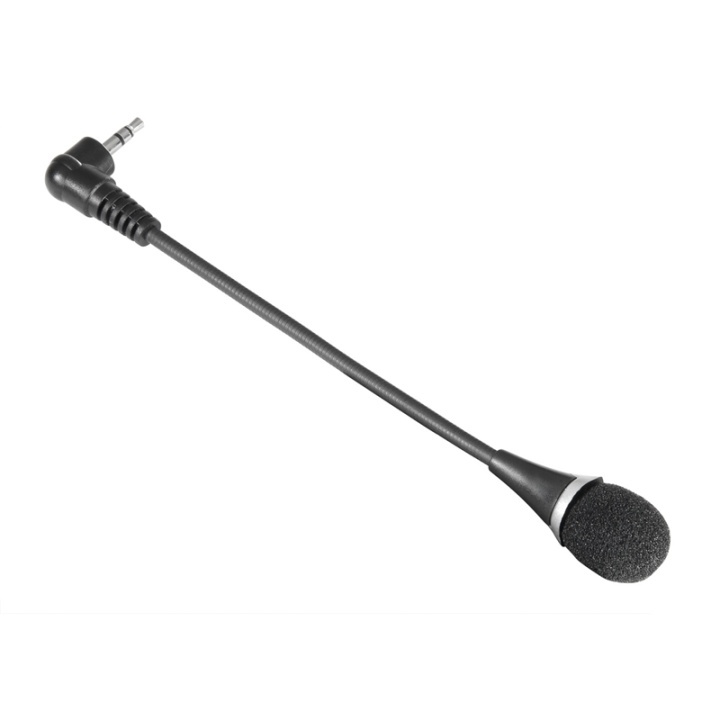 Hama Mikrofon Notebook 17cm Svart in the group COMPUTERS & PERIPHERALS / Computer accessories / Microphones at TP E-commerce Nordic AB (38-47390)