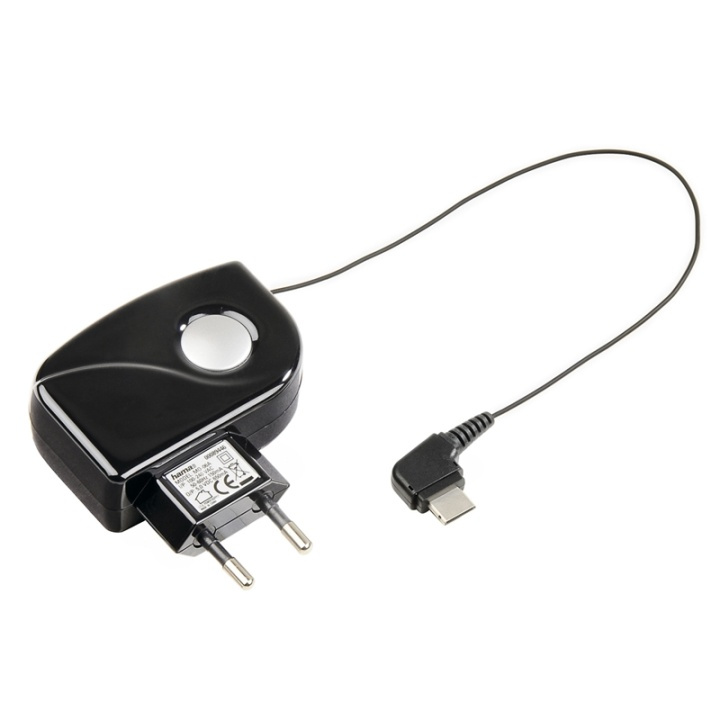 Hama Laddare 220V MicroUSB Rollup Svart in the group SMARTPHONE & TABLETS / Chargers & Cables / Wall charger / Wall charger microUSB at TP E-commerce Nordic AB (38-47439)