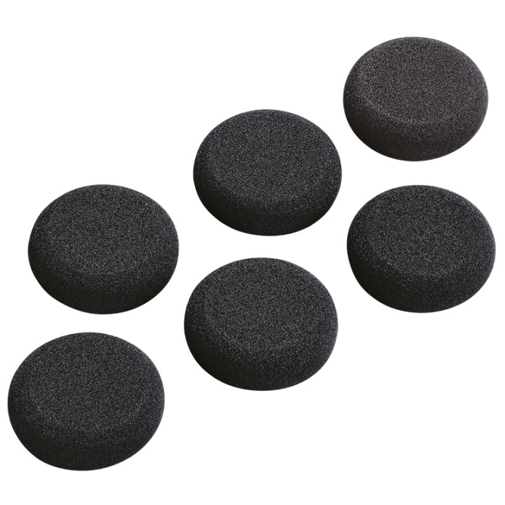 HAMA Reservkuddar för Hörlur 45mm 6-pack Svart in the group HOME ELECTRONICS / Audio & Picture / Headphones & Accessories / Accessories at TP E-commerce Nordic AB (38-47672)