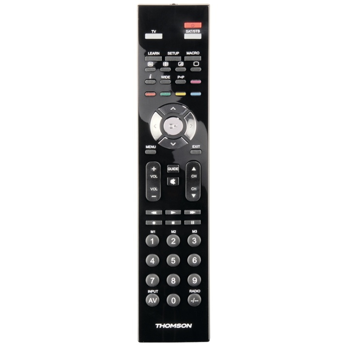 Thomson Fjärrkontroll 2in1, Svart, Universal in the group HOME ELECTRONICS / Audio & Picture / TV & Accessories / Remote controls at TP E-commerce Nordic AB (38-47700)