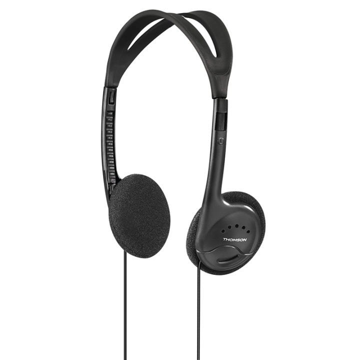 Thomson HED1115 ON-EAR HEADPH. On-ear, Black in the group HOME ELECTRONICS / Audio & Picture / Headphones & Accessories / Headphones at TP E-commerce Nordic AB (38-47719)