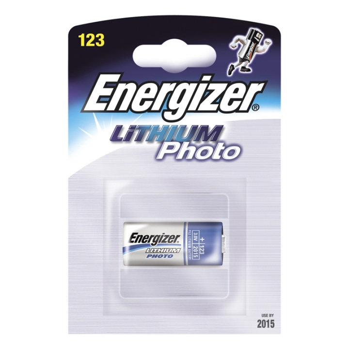 Energizer Lithium Photo Battery 123, Si lver in the group HOME ELECTRONICS / Batteries & Chargers / Batteries / Other at TP E-commerce Nordic AB (38-47905)