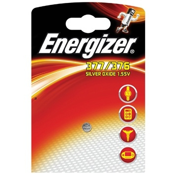 ENERGIZER Batteri 377/376 1-pack in the group HOME ELECTRONICS / Batteries & Chargers / Batteries / Button cell at TP E-commerce Nordic AB (38-47920)