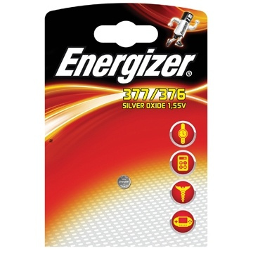 Energizer Batteri 377/376 1-pack in the group HOME ELECTRONICS / Batteries & Chargers / Batteries / Button cell at TP E-commerce Nordic AB (38-47920)