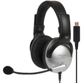 Koss Headset SB45 USB On-Ear Silver/Svart in the group COMPUTERS & PERIPHERALS / GAMING / Headset at TP E-commerce Nordic AB (38-48068)