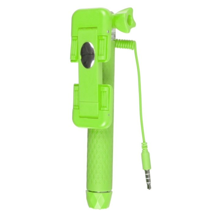 KITVISION Selfie Pocket Wired Mirrorfunktion Green in the group SMARTPHONE & TABLETS / Other accessories / Docks, Tripods & Holders at TP E-commerce Nordic AB (38-48443)