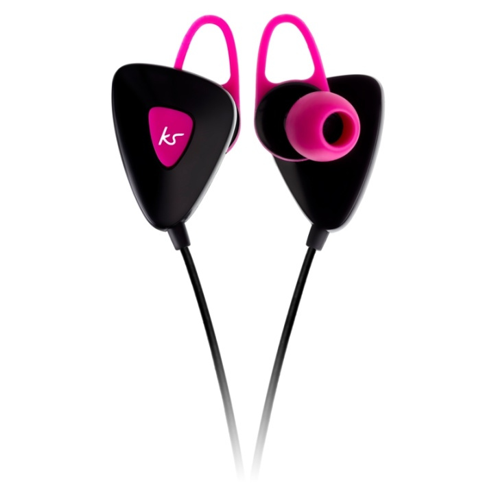 KITSOUND Earphone Trail Sport Rosa In-Ear Wireless in the group HOME ELECTRONICS / Audio & Picture / Headphones & Accessories / Headphones at TP E-commerce Nordic AB (38-48464)